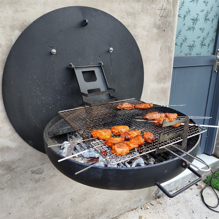 wall barbecue folds