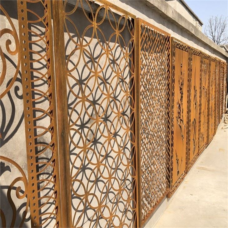 Art Metal Screens Panels Corten Decorative Panels