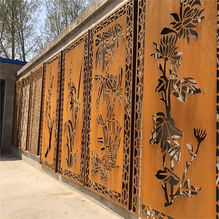 Art Metal Screens Panels Corten Decorative Panels