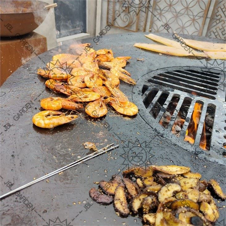 Backyard Corten Steel Barbecue