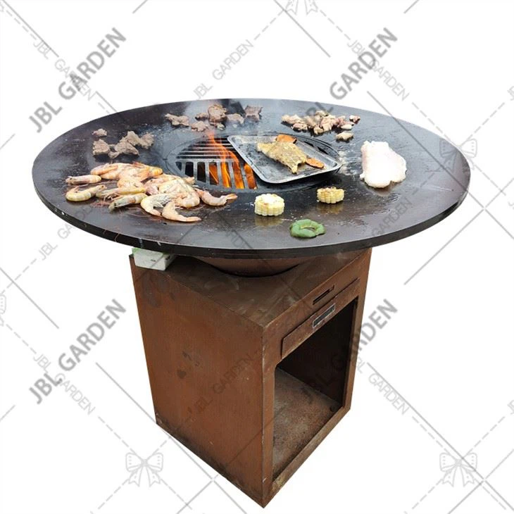 Corten Steel Barbeque Grill