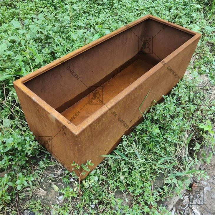 Large Corten Planters