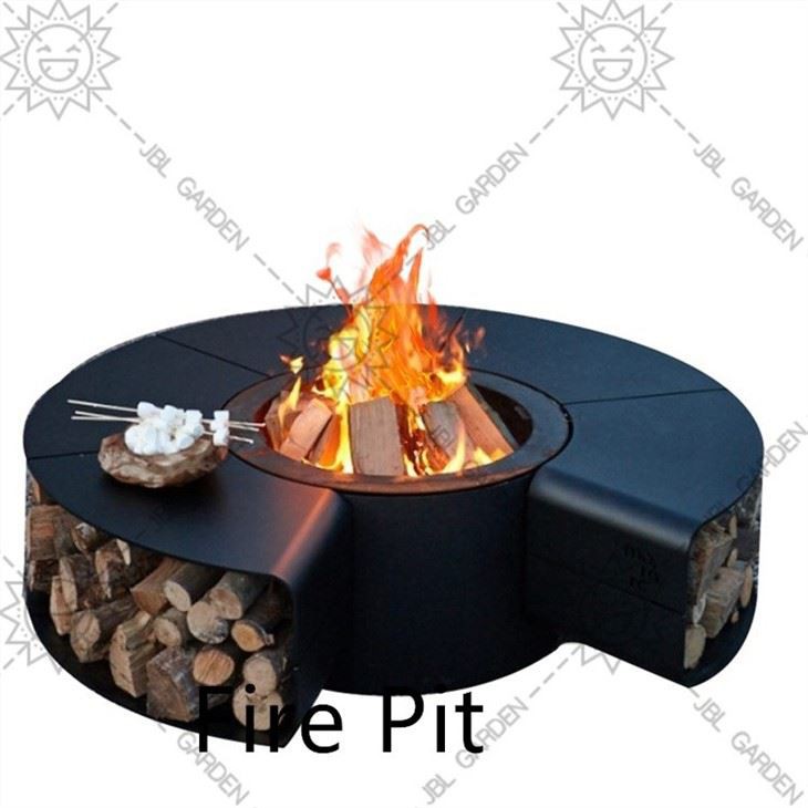 Large Stainless Steel Fire Pit