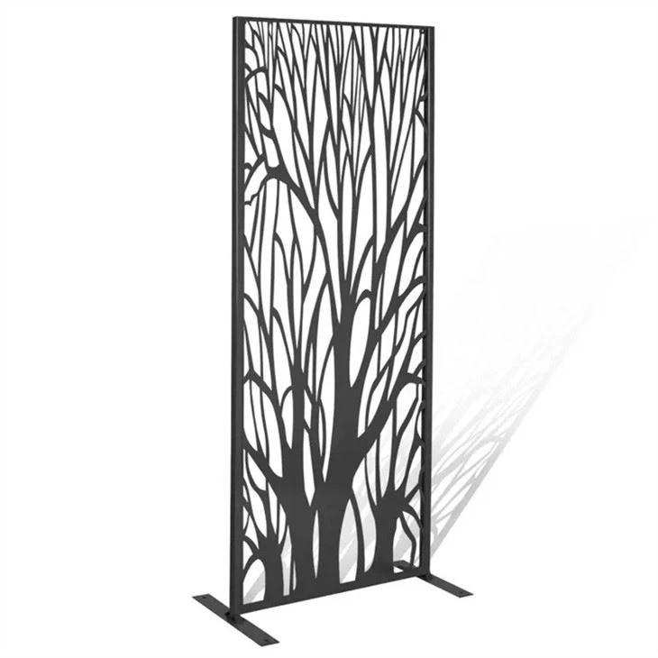 Laser Cut Metal Fence