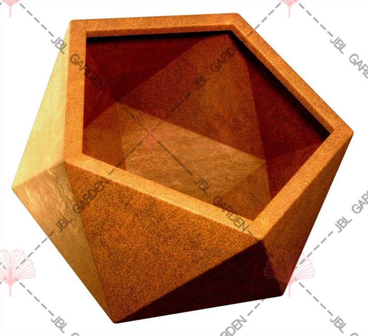 Hộp trồng cây kim loại tấm