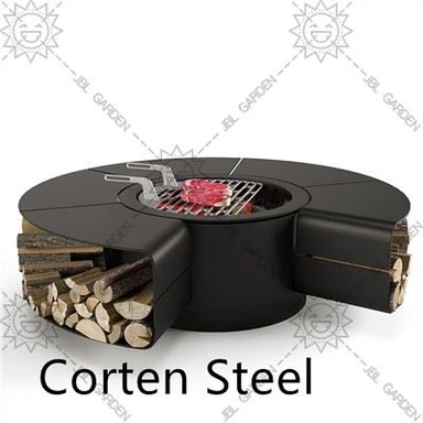 Lò sưởi Corten
