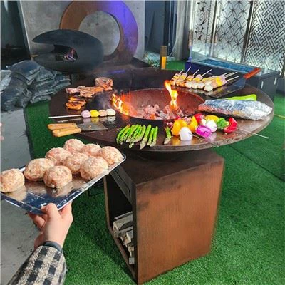 Tự làm bếp nướng than hoa