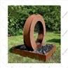 Bàn uống nước tròn bằng thép Corten được yêu thích