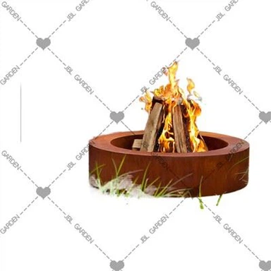 Hố lửa tròn lớn bằng thép
