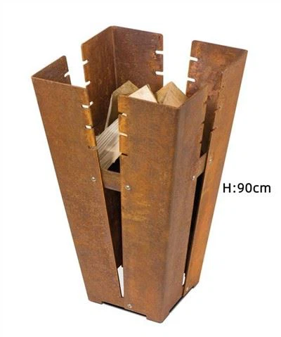 Lò nướng BBQ ngoài trời bằng thép Corten