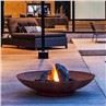 Hố lửa hiên kim loại thép Corten