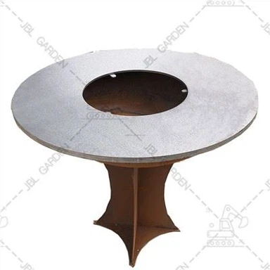 Hố lửa di động có lò nướng Bbq