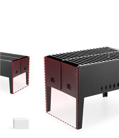 Nướng than Bbq gấp di động