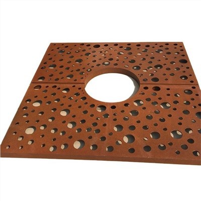 Phong hóa Corten Thép Rustic Grate