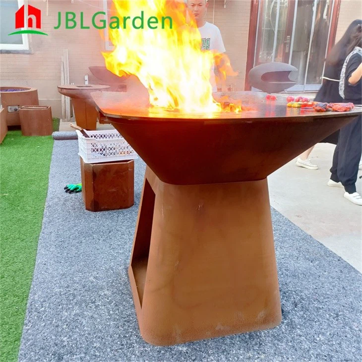 Barbeque On Fire