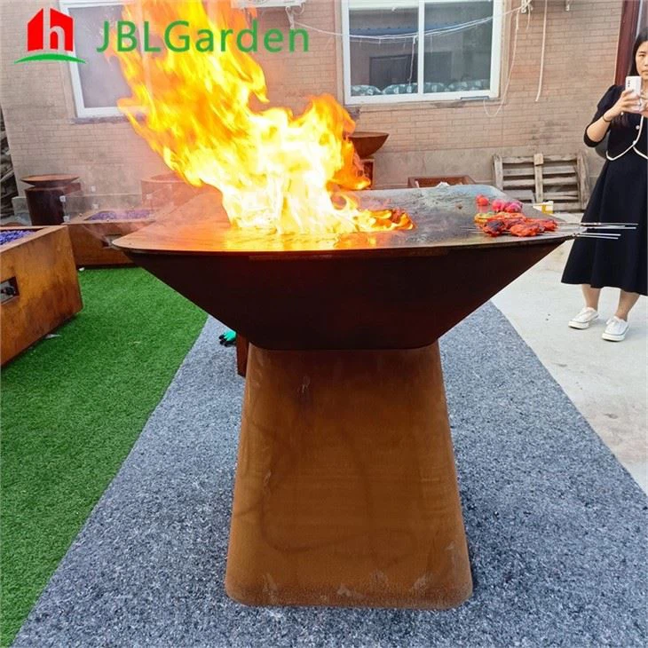 Barbeque On Fire