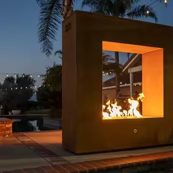 Hố lửa gas sân sau