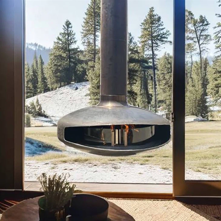 Black Suspended Fireplace suppliers