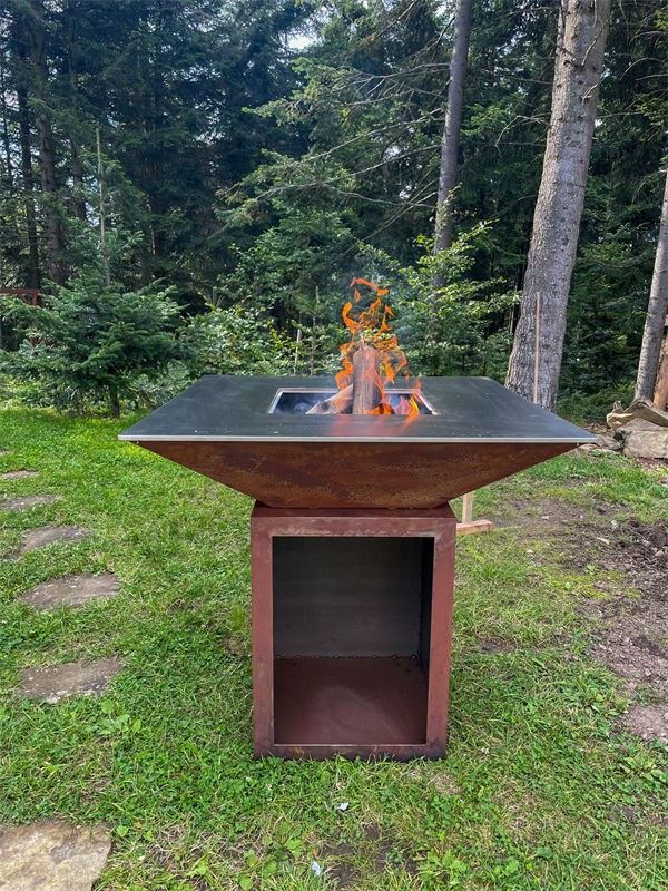 Corten Steel Charcoal Bbq Stove suppliers