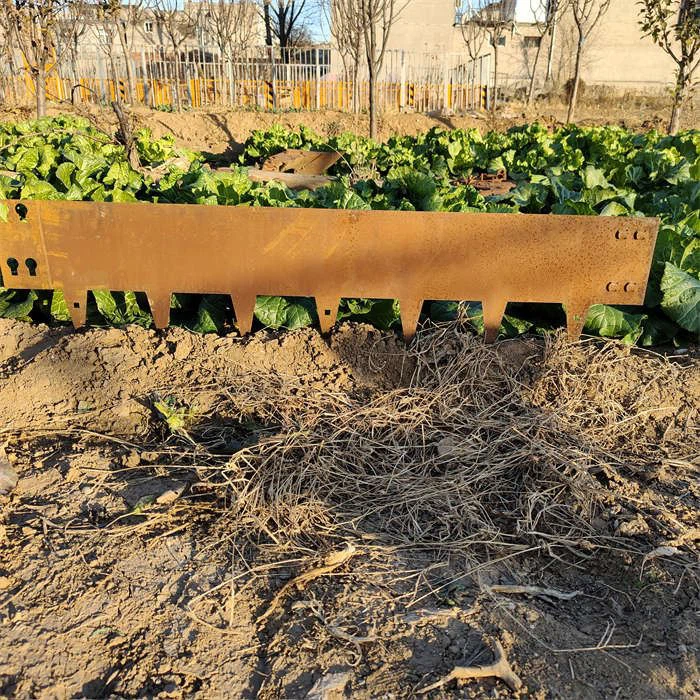 Viền thép Corten cho sân vườn