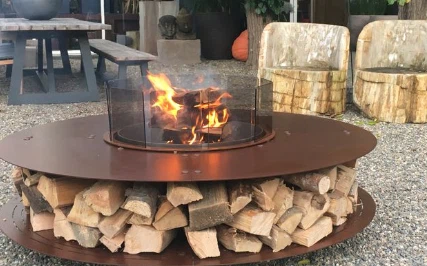 Garden Fire Pit Grill Table