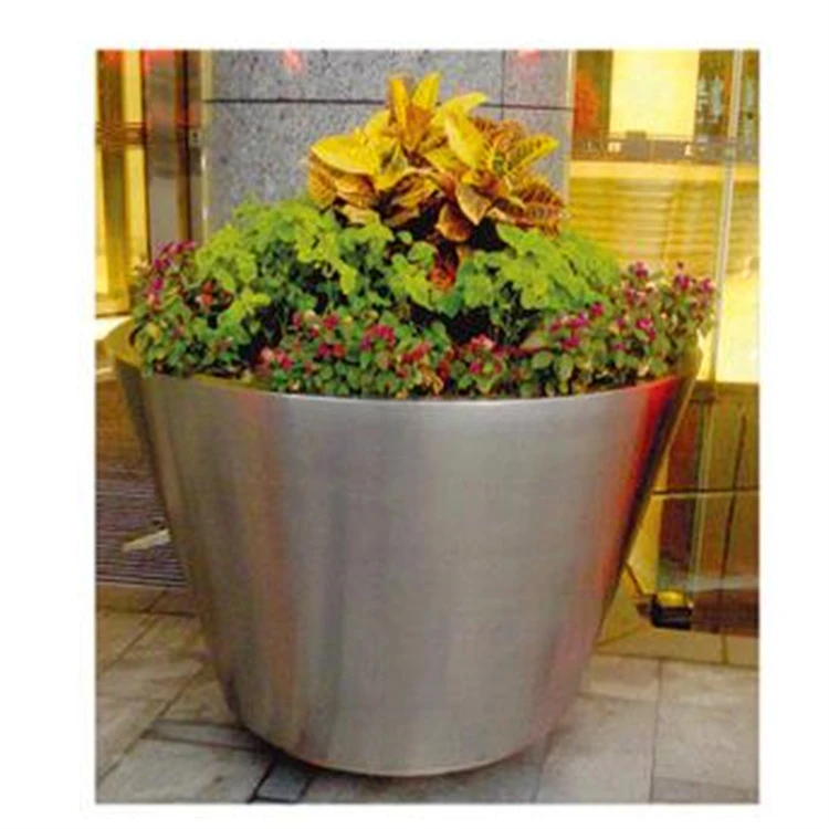 Stainless Steel Planters Stainless Steel Planters