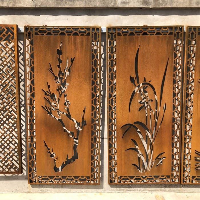 Metal Steel Garden Screen high quality