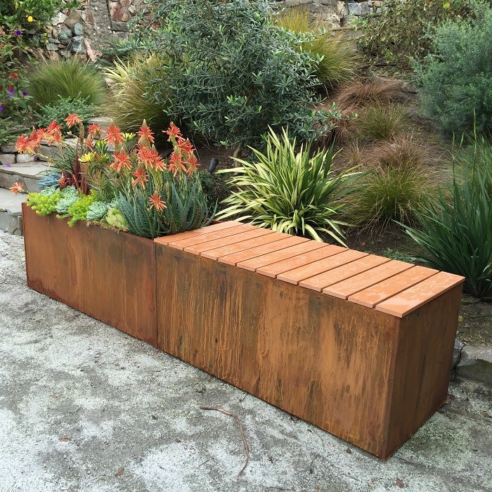 corten-bench-planter corten-bench-planter