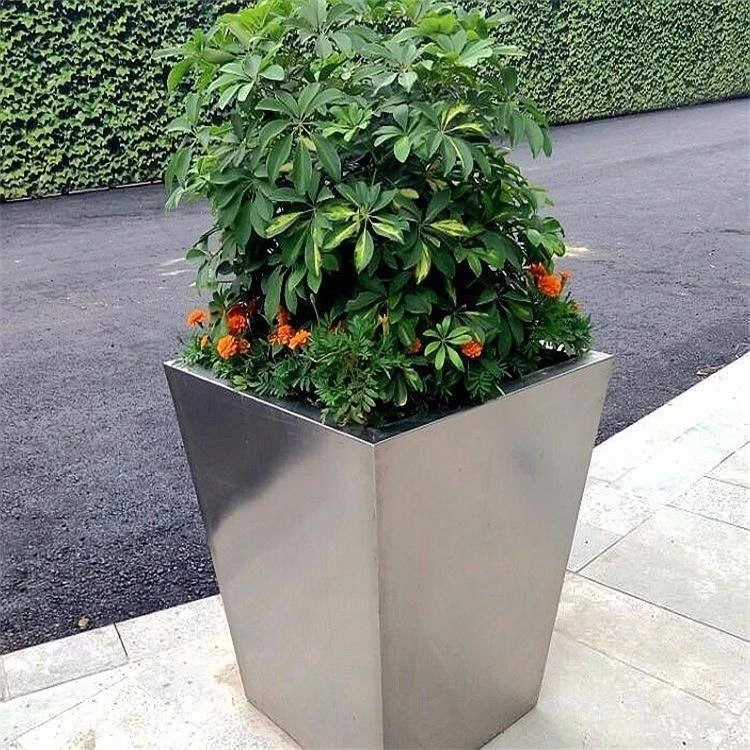 Stainless Steel Planters Stainless Steel Planters