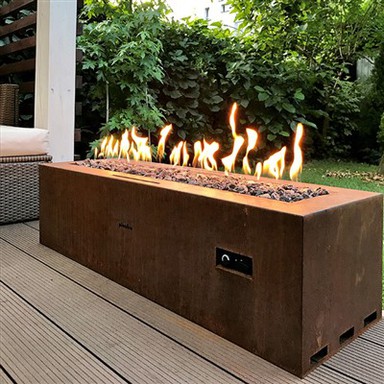 Hố lửa đốt khí thép Corten