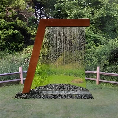 Đồ trang trí nước bằng thép Corten