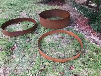 Viền cỏ bằng thép Corten tùy chỉnh