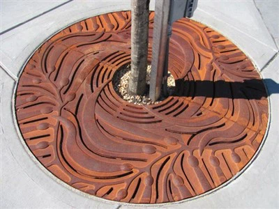 Cổng cây thép sân vườn