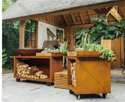 Sử dụng vườn BBQ BBQ Grill