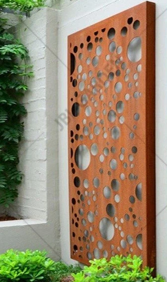 Tấm thép kim loại cho sân vườn