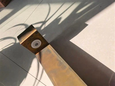 Đèn đất thép Corten cao cấp