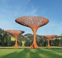 Tác phẩm điêu khắc nghệ thuật thép cho sân vườn